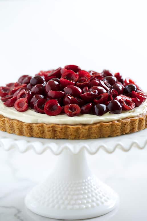 Flathead Cherry Cheesecake Cookie Tart: Seasonal Fruit Perfection